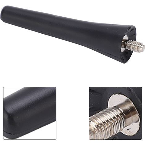 Antenne courte voiture 6,7 cm ABS noir - Compatible Peugeot 107, 108, 206, 207, 307, 308, 407 - Remplacement 6561N3 (1/5)