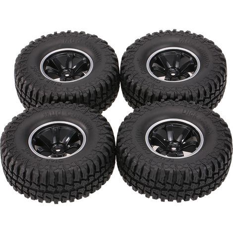 4 pièces AUSTAR AX-3020C 1.9 pouces 103mm 1/10 pneus à échelle avec jante pour D90 SCX10 CC01 RC chenille à roche (1/5)