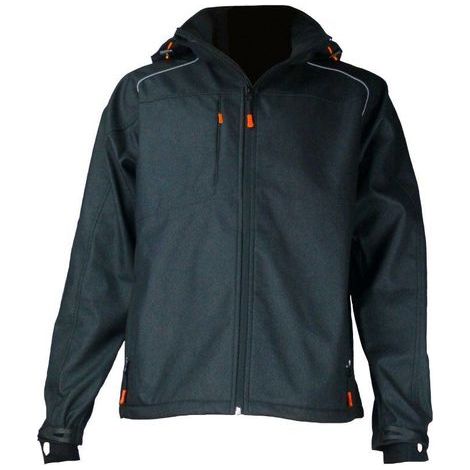Softshell Typhon + Gris/noir Ts 19426-gr-s (1/4)