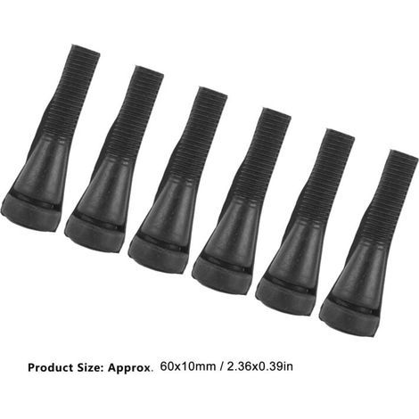 100 PCS Doigts De Plumeuse De Poulet pour Machine De Plumeuse De Volaille, Épilation en Poultry Epilator Caoutchouc Doigt Plumeuse Picker pour Poulet, Canard, Plumes D'oies (Le Noir) (1/4)