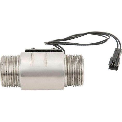 Capteur de courant d'eau FS-04, interrupteur à piston à double filetage mâle en acier inoxydable 304, haute précision, G3/4 po (1/5)