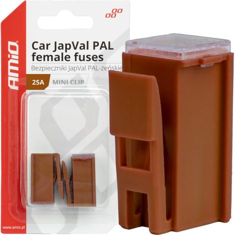 Japval PAL Kfz-Sicherungen (weiblich), 2 Stück, 25 A, amio-03412 (1/3)