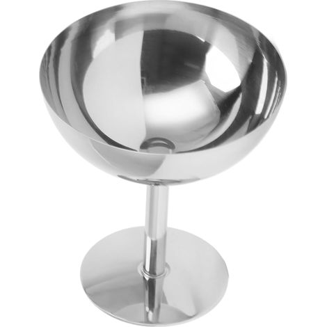 Verre à Glace en Acier Inoxydable, Bols à Glace, Verres à Glace, Bols à Dessert, Verres à Dessert avec Pied, Lavable au Lave-vaisselle, Verres à Glace pour la Maison, Fête, Bar (1/5)