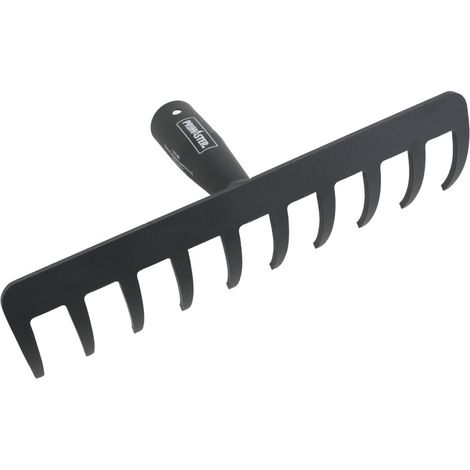 Primaster Gartenrechen 10 Zinken 25 cm Arbeitsbreite schwarz Rechen (1/3)