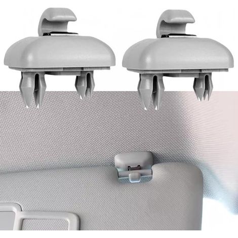 Ganci a clip per aletta parasole auto, supporto per aletta parasole auto, ganci a clip interni per aletta parasole, supporto per fibbie a clip per aletta parasole, accessori per auto, adatto per A1 A4 (1/5)