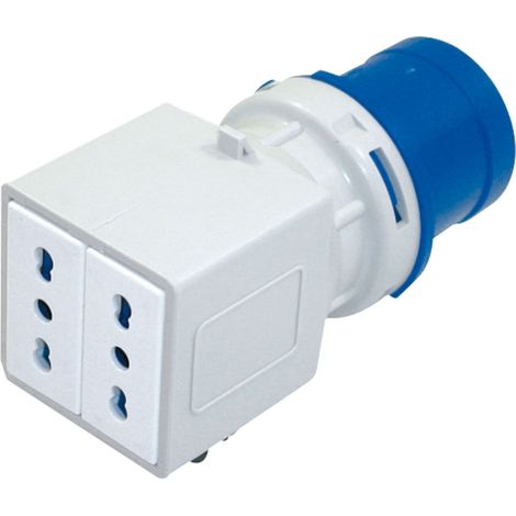 Adattatore da spina industriale 2P+T