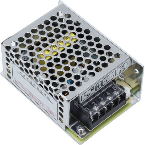 Schaltnetzteil 100–240 V AC, LED-Netzteil 25 W, Gehäuse aus Aluminiumlegierung, Modell MS-25-5 (1/5)