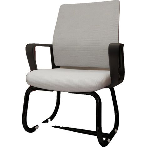 Silla de oficina, estructura metálica, diseño ergonómico, CQY-negro (1/5)
