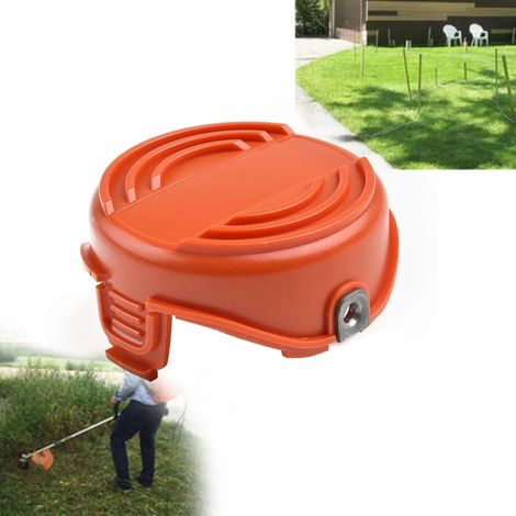1 capuchon de bobine de coupe-bordures 90583594 pour coupe-bordures à levier BLACK DECKER séries GL7033/GL8033 et GL9035 - Pièces détachées pour tondeuses à gazon (1/4)