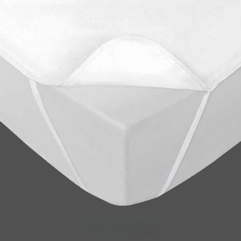 Alèse Jetable Imperméable + Élastiques x2 - Polypropylène - Jessy Blanc - 190x90cm.