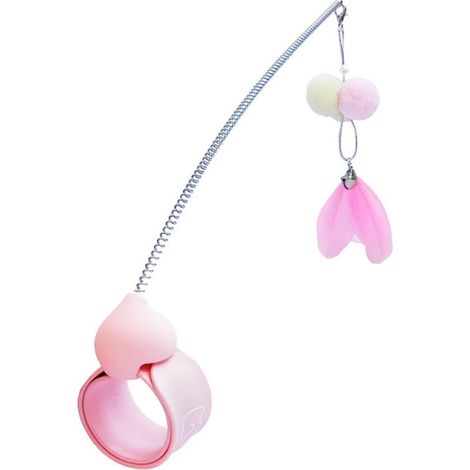 Interaktiver Federstab für Katzen (30 cm) - Kätzchenspielzeug (1/4)