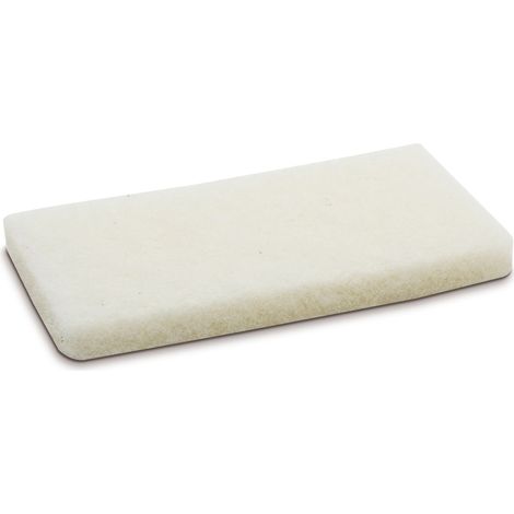 RICAMBIO FIBRA BIANCA 12X25CM PER FRATTAZZO
