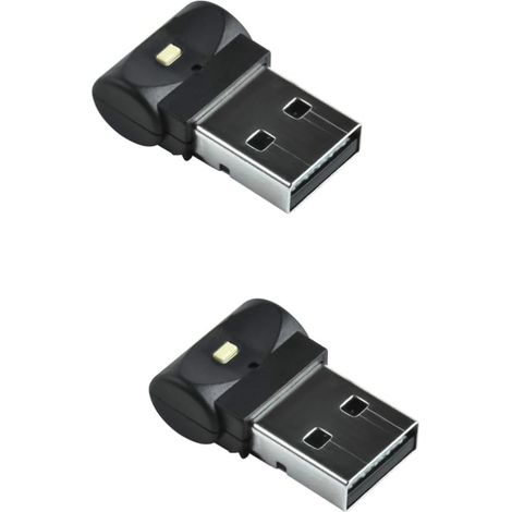 Lot De 2 Mini Lampes LED USB pour Intérieur De Voiture Éclairage Dambiance [Classe énergétique A+] (1/5)
