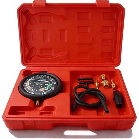 Vakuumdruckprüfer, 90-cm-Vakuummeter für Kraftfahrzeuge, manuelle Vakuumpumpe für Autos, Kfz-Vakuumprüfer für Pumpen in Pkw, Lkw, Personenkraftwagen und Motorrädern (1/5)