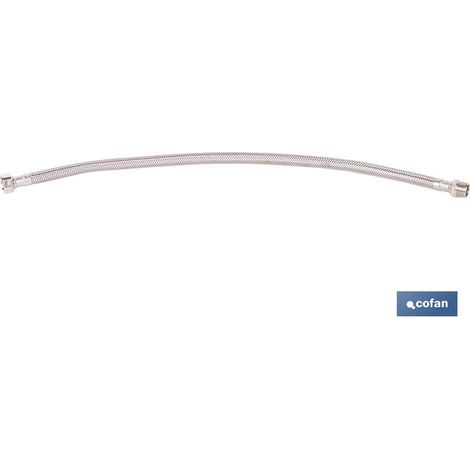 Flexibler rostfreier Anschluss G3/8 x G3/8 50 cm (1/4)