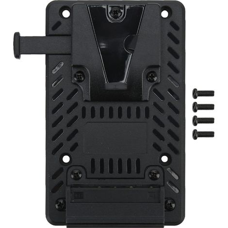 Plaque de Batterie V Mount, Gousset de Suspension de Batterie 14,8 V DIY V Lock Battery Plate pour Batteries V Mount, Connecter la Batterie et L'équipement Vidéo, Protection de la Batterie (1/5)