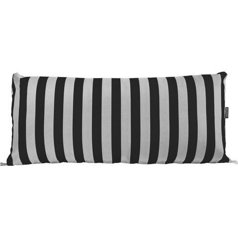 Cojín para Palets Toldotex Negro Respaldo 120x45x20 Rayas Negro