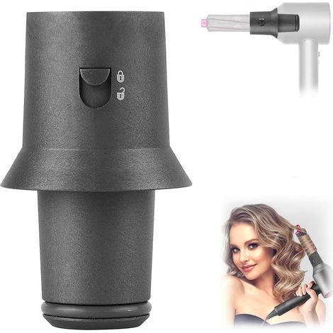 Versione migliorata Adattatore di ricambio per asciugacapelli trasformato in arricciacapelli per asciugacapelli Dyson Supersonic HD01 HD02 HD03 HD04 HD07 HD08 (1/5)