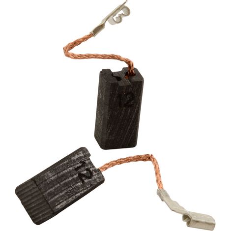 Balais de Charbon pour Metabo Ponceuse BA 0775 - 6,35x8x15mm - Remplace 34301072