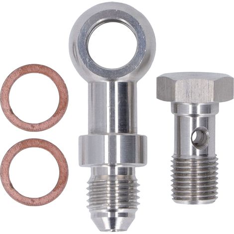 GARRYFIZH Kit de boulon banjo d'alimentation en huile, remplacement du restricteur de turbocompresseur pour moteur Mitsubishi EVO 1-10 4G63T 4B11T