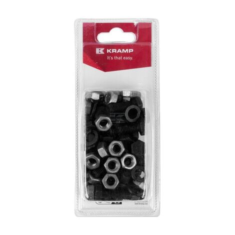 Tuerca y tornillo M8 x 25 mm 8.8 (25 uds.) UNIVERSAL KGRB825BP25B (1/2)