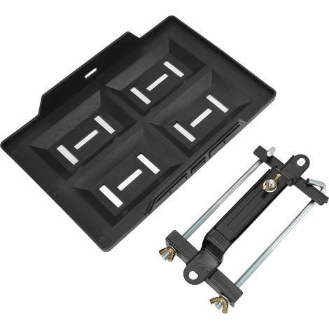 Kit pour Bac de Batterie de Voiture + Supports - Compatible Groupes 27 30 31 - Construction Renforcée et Emplacements Sécurisés (1/5)