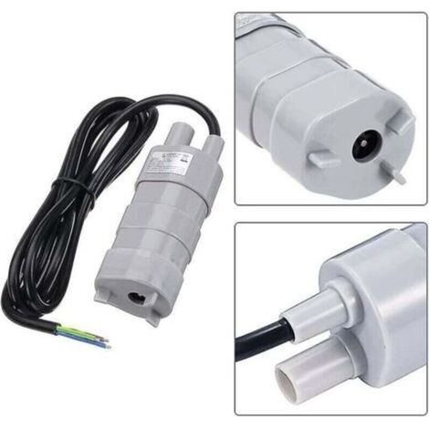 Pompe Submersible, DC 12V Pompe à Eau Haut Débit, Pompe Immergee, Pompe à Eau Douce, Pompe pour Bateau pour Ccamping-car, Bassin, Aquarium, Douche, Jardin, 600L/H (1/5)