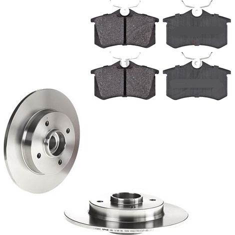 KIT FRENI POSTERIORI compatibile con PEUGEOT 308 I (4A,4C) - DISCHI + PASTIGLIE OEM: P 85 020 / 18130 /SOSTITUZIONE DIRETTA/BASSA POLVERE/SILENZIOSO (1/5)