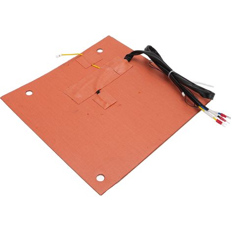 Tapis chauffant en silicone 800W 305x301mm adhésif puissant pour plateau aluminium K1 à chauffe maximale (1/5)