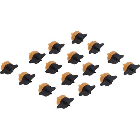 Lot de 100 goutteurs compensateurs détachables 2L, pour tuyau arrosage 4/7", débit uniforme
