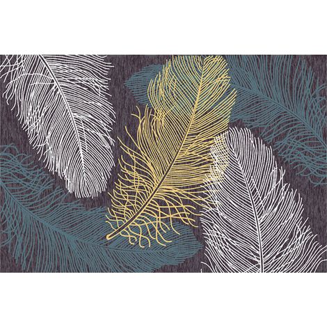 Paillasson de Porte Non Glissante Tapis Entree de Porte Durable Paillasson Interieur de Porte Doux Lavables pour La Salle de Bains Extérieure Salon Courtyard 5080CM (1/4)