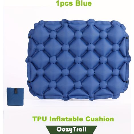 Coussin de siège gonflable en TPU - Portable, durable et facile à gonfler pour les événements en plein air, le camping, la pêche et le sport - (1/5)