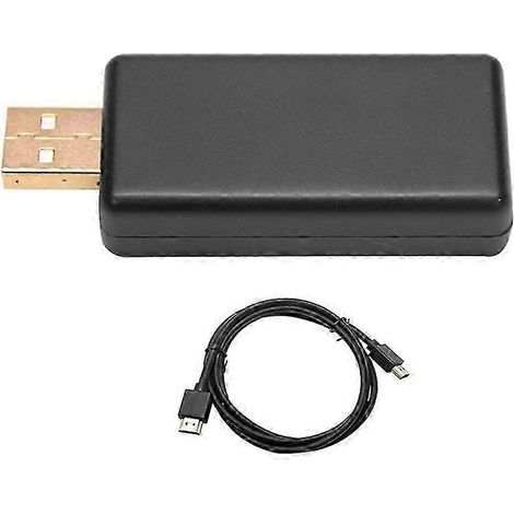 Adaptateur USB vers HDMI compatible, interface de sortie vidéo haute vitesse, compatible avec les lecteurs multimédias Android et les téléviseurs. WHBYV (1/4)