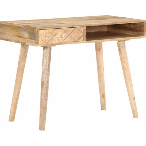 Maison Exclusive - Tavolino da Trucco 100x50x76 cm in Legno Massello di Mango (1/5)