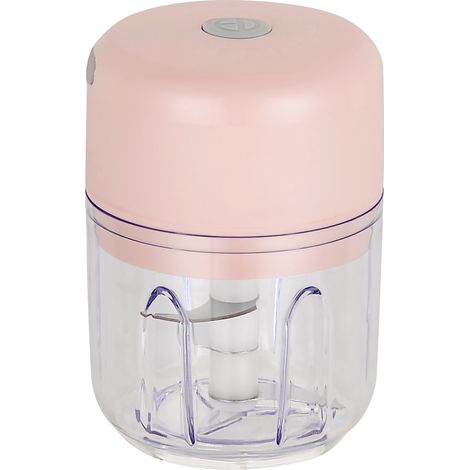 Mini hachoir électrique, pour ail, purée, oignon, herbes, légumes, gingembre, mixeur à fruits (250 ml)