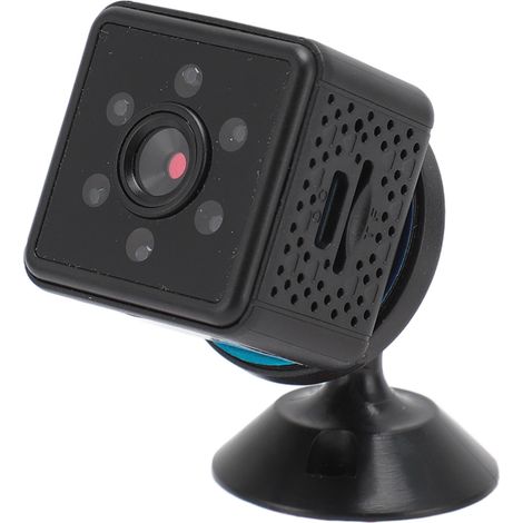 Mini caméra de sécurité magnétique 1080p grand angle avec détection de mouvement et vision nocturne, batterie 380 mAh, compatible WiFi, idéale pour les personnes âgées, les bébés et les animaux de com (1/5)