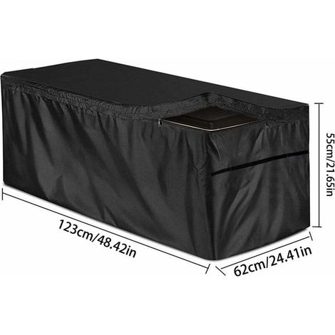 Gartenaufbewahrungsbox-Abdeckung: Schutzhülle für Gartenmöbel, wasserdicht und UV-beständig, ideal für eine Gartenaufbewahrungsbox. (1/5)