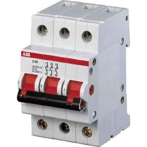 ABB E203 63G Interruptor-seccionador 3 polos robusto