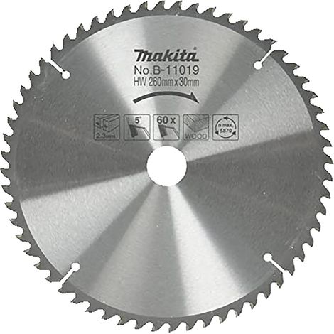 Makita HM Sägeblatt COREAN (B-11019) 260x30x60Z (1/2)
