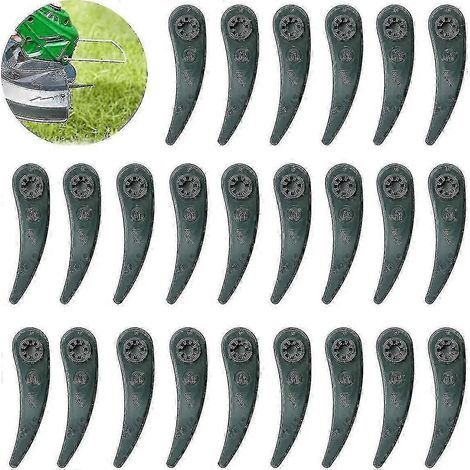 Lames de rechange vertes (lot de 24) pour coupe-bordures Bosch Durablade Art 23-18 Li et Art 26-18 Li (1/4)