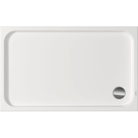Plato de ducha Duravit D-Code, 1300x800mm, rectangular, versión