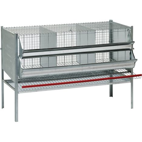 Batteria per galline ovaiole cm 120x60x75h