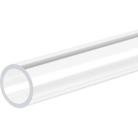 2pcs Transparent Rigide Acrylique Tuyau 13mm ID x 15mm Diamètre Externe x 305mm Rond Tube (1/5)