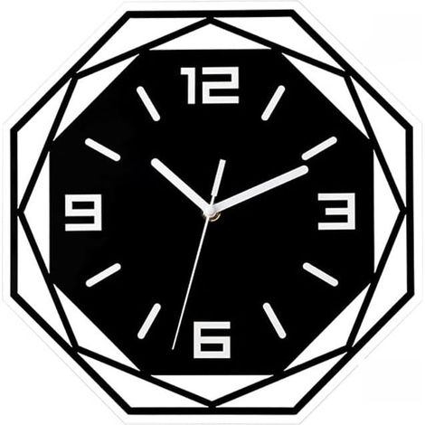 Moderne Acryl-Wanduhr, dekorative Uhr für Wohnzimmer, Zuhause, stille Wanduhr, Wecker, Wanduhren