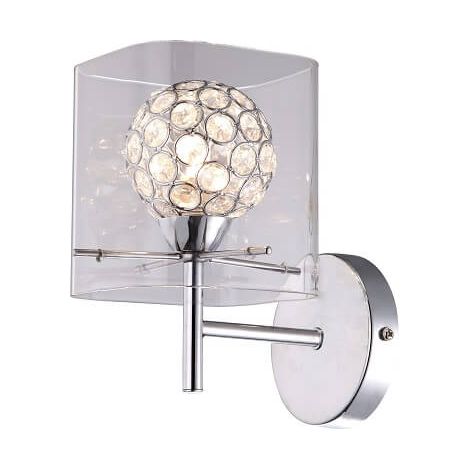 Applique Spark chrome verre boule G9 5W LightPrestige