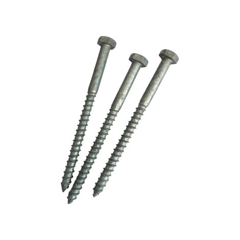 6KT.HOLZSCHRAUBE feuerverzinkt 571 10X90 100 Stück/Paket