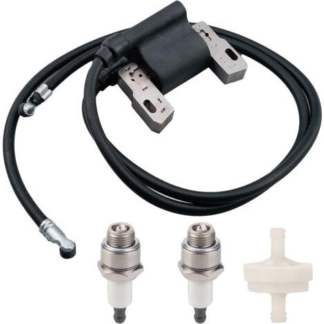 Replacement ignition coil 590781, compatible with Briggs & Stratton 392329 394895 16-18 HP Twin L-Head engine 422700 42A707 42A777 422707 401417 421431 421417. Replaces 590781 394891 394988