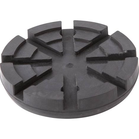 Tampon caoutchouc rond avec renfort plaque métallique ø125x24mm pour pont élévateur Nussbaum, AMI - EG 1147 - CLAS Equipements (1/3)