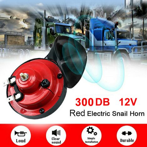 Klaxon de train 120 dB pour camions, klaxon électrique pneumatique en forme d'escargot pour motos et voitures. (1/5)