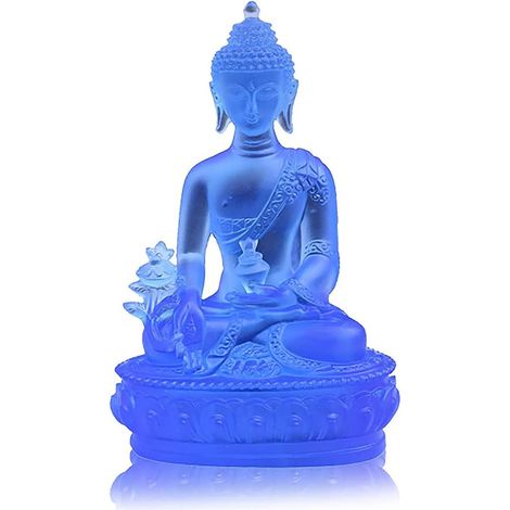 Medizinbuddha Statue durchscheinende Buddha Skulptur aus
